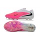 Chaussures de Foot Nike Phantom 6 Elite FG Rose Blanc