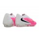 Chaussures de Foot Nike Phantom 6 Elite FG Rose Blanc