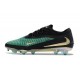 Chaussures de Foot Nike Phantom 6 Elite FG Vert Noir Or