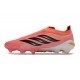 Crampons de Foot adidas Predator Laceless Elite FG Rose Noir