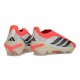 Crampons de Foot adidas Predator Laceless Elite FG Rouge Blanc Noir