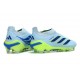 Crampons de Foot adidas Predator Laceless Elite FG Bleu