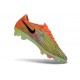 Chaussure Nike Zoom Mercurial Vapor XVII Elite FG Vert Orange Noir
