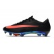 Chaussure Nike Zoom Mercurial Vapor XVII Elite FG Noir Orange