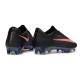 Chaussure Nike Zoom Mercurial Vapor XVII Elite FG Noir Orange