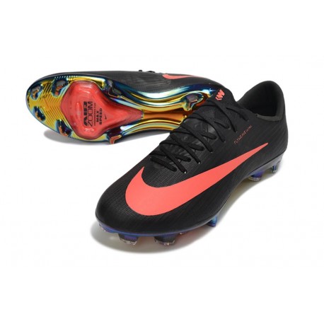 Chaussure Nike Zoom Mercurial Vapor XVII Elite FG Noir Orange