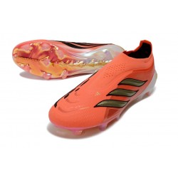 adidas Predator LL Elite FG Nouvelles Solar Turbo Thermal Chrome Noir
