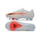 Chaussure Nike Zoom Mercurial Vapor XVII Elite FG Blanc Orange Or