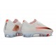 Chaussure Nike Zoom Mercurial Vapor XVII Elite FG Blanc Orange Or