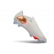 Chaussure Nike Zoom Mercurial Vapor XVII Elite FG Blanc Orange Or