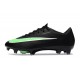 Chaussure Nike Zoom Mercurial Vapor XVII Elite FG Noir Vert