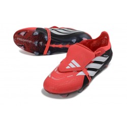 Chaussure adidas Predator 26 FT Elite FG Rouge Blanc Noir