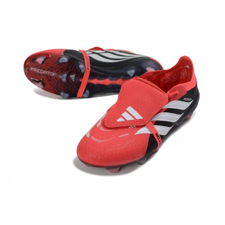 Chaussure adidas Predator 26 FT Elite FG Rouge Blanc Noir