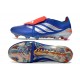 Chaussure adidas Predator 26 FT Elite FG Bleu Argent Rouge