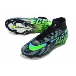 Nike Zoom Mercurial Superfly 10 Elite FG Noir Vert