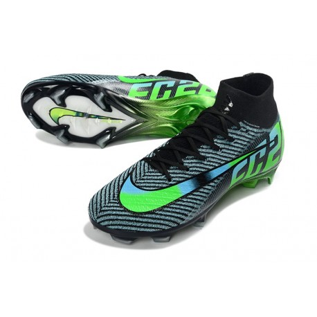 Nike Zoom Mercurial Superfly 10 Elite FG Noir Vert