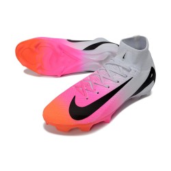 Nike Zoom Mercurial Superfly 10 Elite FG Rose Noir Blanc