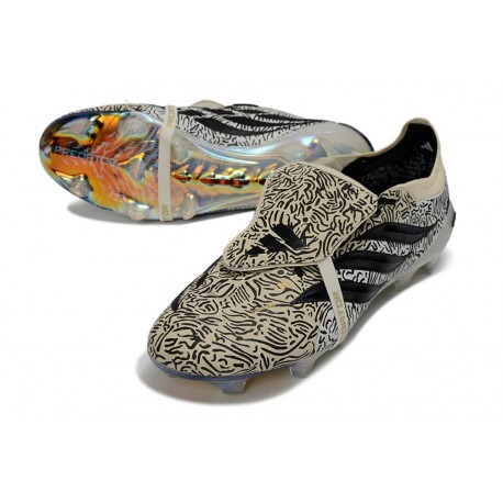 Chaussure adidas Predator 26 FT Elite FG Beige Noir
