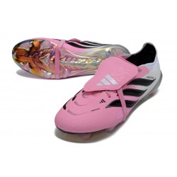 Chaussure adidas Predator 26 FT Elite FG Rose Blanc Noir