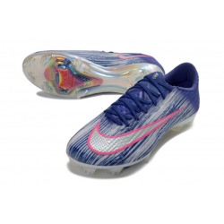 Nike Air Zoom Mercurial Vapor 17 Elite FG Nouveau Bleu Argent