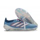 Crampons de Foot adidas Predator Tongue Elite FG Bleu Blanc