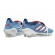 Crampons de Foot adidas Predator Tongue Elite FG Bleu Blanc