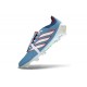 Crampons de Foot adidas Predator Tongue Elite FG Bleu Blanc