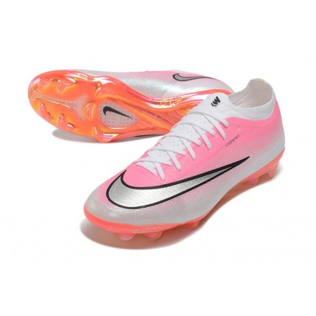 Nike Air Zoom Mercurial Vapor 17 Elite FG Nouveau Rose Argent