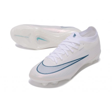 Nike Air Zoom Mercurial Vapor 17 Elite FG Nouveau Blanc Bleu Ciel
