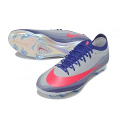 Chaussure Nike Zoom Mercurial Vapor XVII Elite FG Bleu Rouge