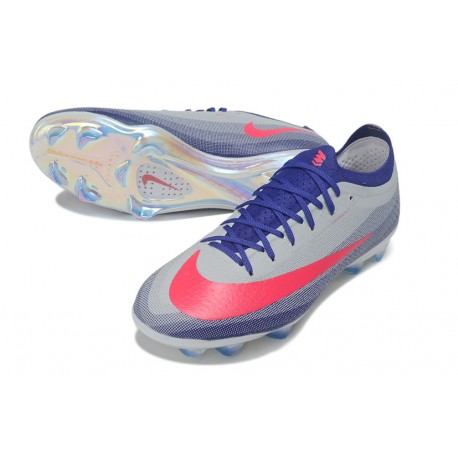 Chaussure Nike Zoom Mercurial Vapor XVII Elite FG Bleu Rouge
