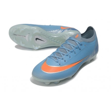 Chaussure Nike Zoom Mercurial Vapor XVII Elite FG Bleu Orange