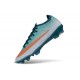 Chaussure Nike Zoom Mercurial Vapor XVII Elite FG Bleu Orange