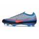 Chaussure Nike Zoom Mercurial Vapor XVII Elite FG Gris Bleu