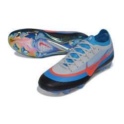 Chaussure Nike Zoom Mercurial Vapor XVII Elite FG Gris Bleu