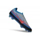 Chaussure Nike Zoom Mercurial Vapor XVII Elite FG Gris Bleu