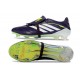 Crampons de Foot adidas Predator Tongue Elite FG Noir Blanc Vert