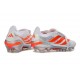 Crampons de Foot adidas Predator Tongue Elite FG Blanc Rouge