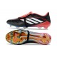 Crampons de Foot adidas Predator Tongue Elite FG Noir Blanc Rouge