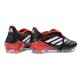 Crampons de Foot adidas Predator Tongue Elite FG Noir Blanc Rouge
