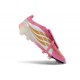 Crampons de Foot adidas Predator Tongue Elite FG Rose Blanc