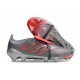 Crampons de Foot adidas Predator Tongue Elite FG Gris Rouge