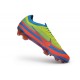 Chaussure Nike Zoom Mercurial Vapor XVII Elite FG Jaune Bleu Rouge