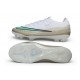 Nike Air Zoom Mercurial Vapor 17 Elite FG Blanc Vert luminescent Mtlc Or