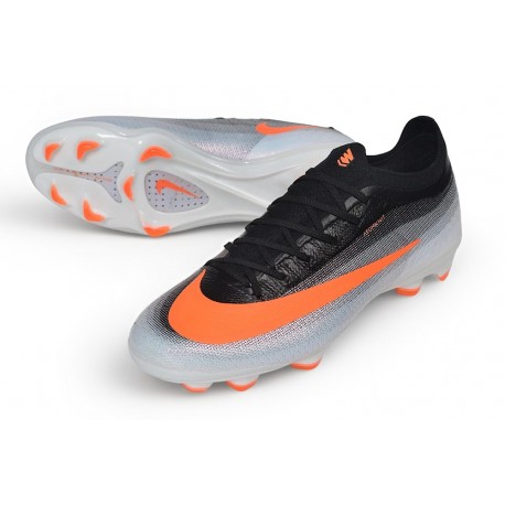 Nike Air Zoom Mercurial Vapor 17 Elite FG Nouvel Noir Orange Blanc