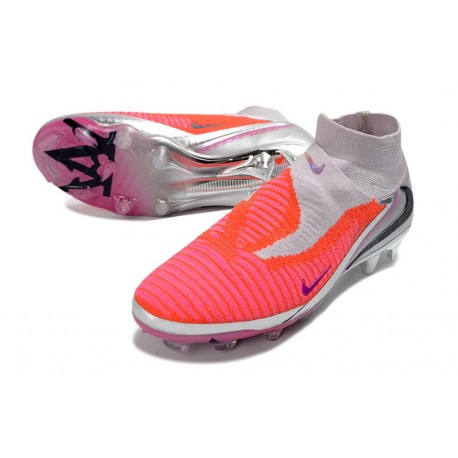 Crampons Nike Phantom 6 High Elite FG Alexia Putellas Brt Rouge Noir