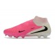 Crampons Nouvelles Nike Phantom 6 High Elite FG Rose Blanc