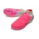 Crampons Nouvelles Nike Phantom 6 High Elite FG Rose Blanc