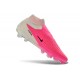 Crampons Nouvelles Nike Phantom 6 High Elite FG Rose Blanc