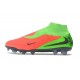 Crampons Nouvelles Nike Phantom 6 High Elite FG Hot Punch Noir Vert Strike
